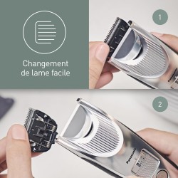 tête de coupe, Lame de tondeuse panasonic, lame de tondeuse cheveux ER-SC40, ER-SC60 WER9521Y