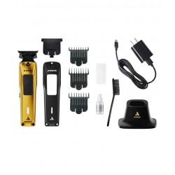 Tondeuse de finition barbe et cheveux professionnelle PHENOM ANDIS 562119, socle charge +sabots
