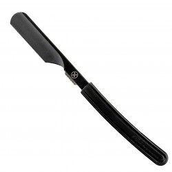Rasoir droit, Coupe chou PARKER style japonais à lames interchangeables finition noire