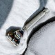 Rasoir PARKER lames Gillette Fusion à manche texturé chromé