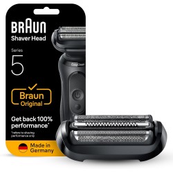 Tête de rasoir BRAUN 53B, cassette Combipack pour rasoir électrique Séries 5, Séries 6 nouvelle génération