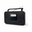 Radio stéréo MUSE, poste de radio LCD 2 gammes, 20 stations mémorisables, fonction réveil