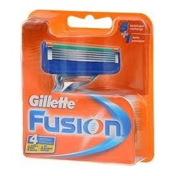 photo de Lames de rasoir Fusion Gillette, boîte de 4