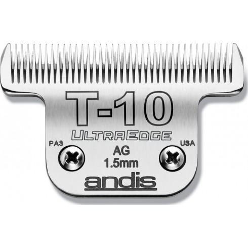 photo de Lame extra-large 1.5 mm N° T10 ANDIS, Tête de coupe TC22305 pour tondeuse PRO AGC/AGR/BGC/MBG/SMC photo de Lame extra-large 1.5 mm N° T10 ANDIS, Tête de coupe TC22305 pour tondeuse PRO AGC/AGR/BGC/MBG/SMC