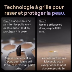 Rasoir électrique Braun Séries 9 PRO+ 9660CC station de nettoyage et étui de voyage