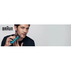 Rasoir électrique Braun Séries 3 ProSkin 3040S Wet&Dry, tondeuse rétractable