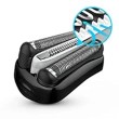 Rasoir électrique Braun Séries 3 ProSkin 3040S Wet&Dry, tondeuse rétractable