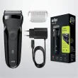 Rasoir electrique BRAUN  300BT S 3 avec ou sans fil, + Tondeuse barbe