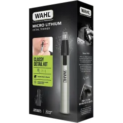Tondeuse nez oreilles 5640 WAHL pile, têtes rotative, plate, sourcils