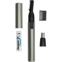 Tondeuse nez oreilles 5640 WAHL pile, têtes rotative, plate, sourcils