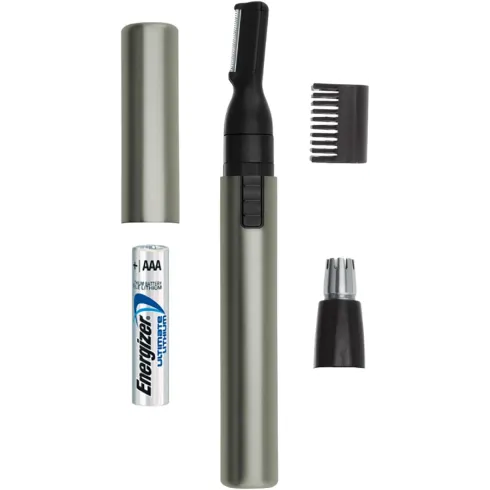 Tondeuse nez oreilles 5640 WAHL pile, têtes rotative, plate, sourcils