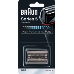 tete de rasoir braun, combipack, grille de rasoir et couteau pour rasoir électrique serie 5 5020 / 5030 / 5040S 52B