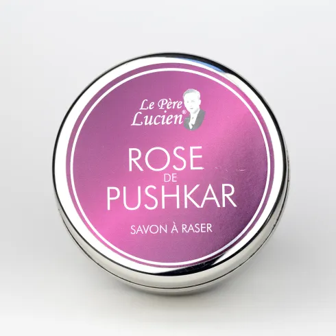 SAVON À RASER PREMIUM, LE PÈRE LUCIEN, 150G-ROSE DE PUSHKAR