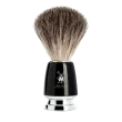 Ensemble de rasage sécurité MÜHLE RYTMO 3 pièces blaireau résine noire pur poil noir