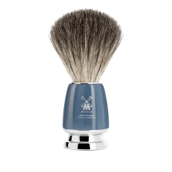Ensemble de rasage Gillette Fusion MÜHLE RYTMO 3 pièces blaireau résine pétrole pur poil noir