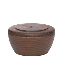 Savon à raser aloé vera 65 gr, dans un bol en bois avec couvercle Muhle