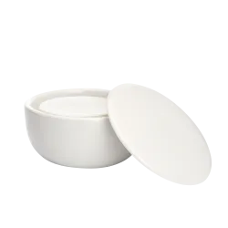 Savon à raser aloé vera 65 gr, dans un bol en porcelaine avec couvercle Muhle