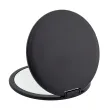 Miroir de voyager rond noir mat, grossissement X7, diamètre 8.5 cm