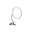 Miroir Grossissant Chromé avec Pince - Grossissement X5