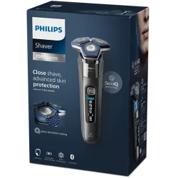 Rasoir électrique Philips S7887/35 série 7000, socle de charge + étui de voyage