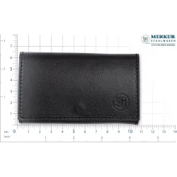 Rasoir de sureté de voyage, rasoir de sécurité MERKUR 46C dévissable en 3, dans sa trousse cuir