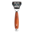 Ensemble de rasage Gillette Fusion MÜHLE VIVO 3 pièces blaireau bois de prunier pur poil noir