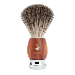 Ensemble de rasage Gillette Fusion MÜHLE VIVO 3 pièces blaireau bois de prunier pur poil noir