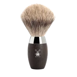 Ensemble de rasage Gillette Fusion 3 pièces Mühle KOSMO bois de Chêne fossilisé Pur gris