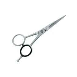 Ciseaux à barbe 14 cm, avec amortisseur et poucette, en acier inox, Due Cigny