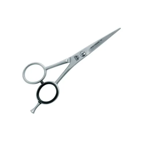 Ciseaux à barbe 14 cm, avec amortisseur et poucette, en acier inox, Due Cigny