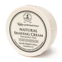 Crème à raser Taylor of bond street Sans parfum en pot 150G