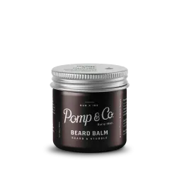 Baume à barbe Pomp & Co effet mat, coiffant et hydratant