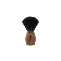 Blaireau collection "Ole" à fibre synthétique noire, monture en bois d'epicea naturel