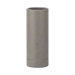 Blaireau de Voyage Muhle, à manche dévissable-étui aluminium anodisé noir, brosse en fibre synthétique argentée